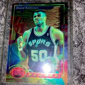 David Robinson,Finest moment-1991-1992 Basketball card